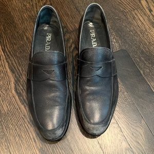 Prada Saffiano Loafers Size 8.5